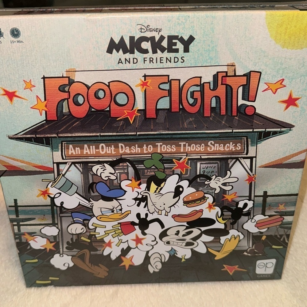 Disney Mickey & Friends Food Fight Board Game new